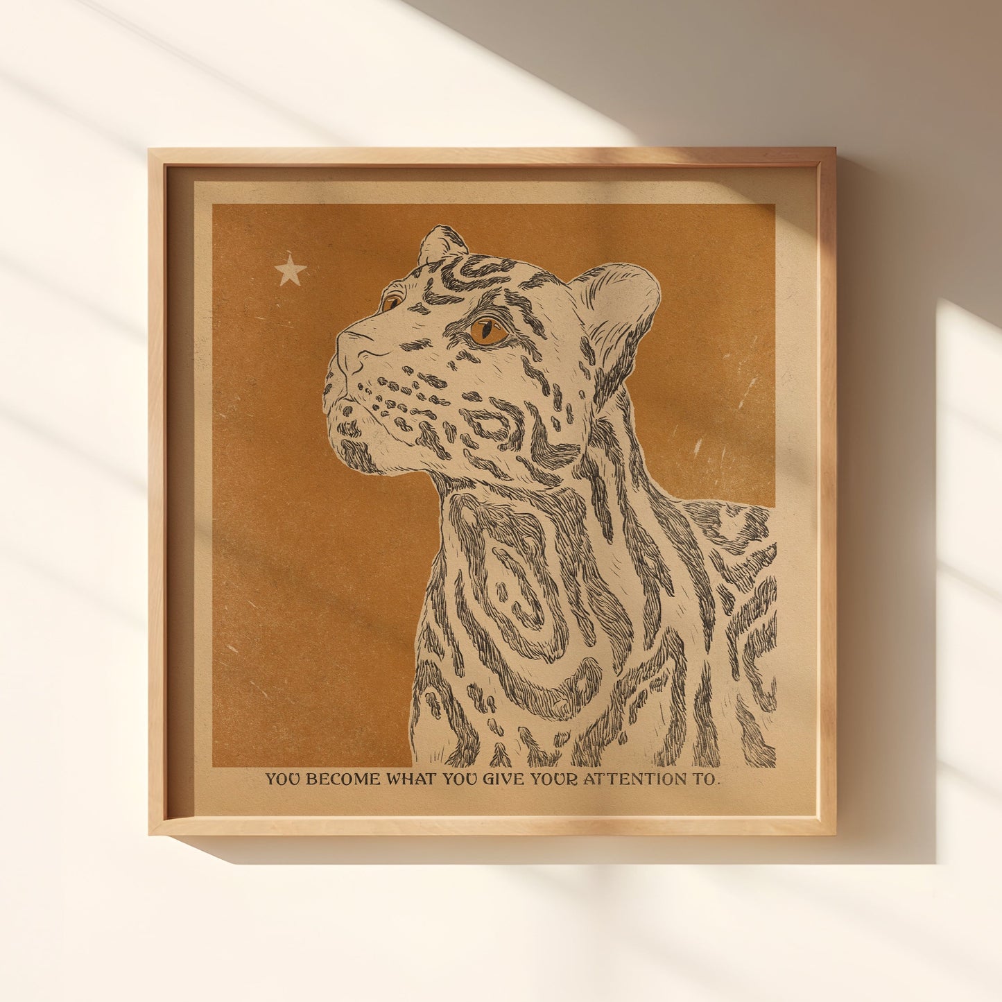 'Clouded tiger' print