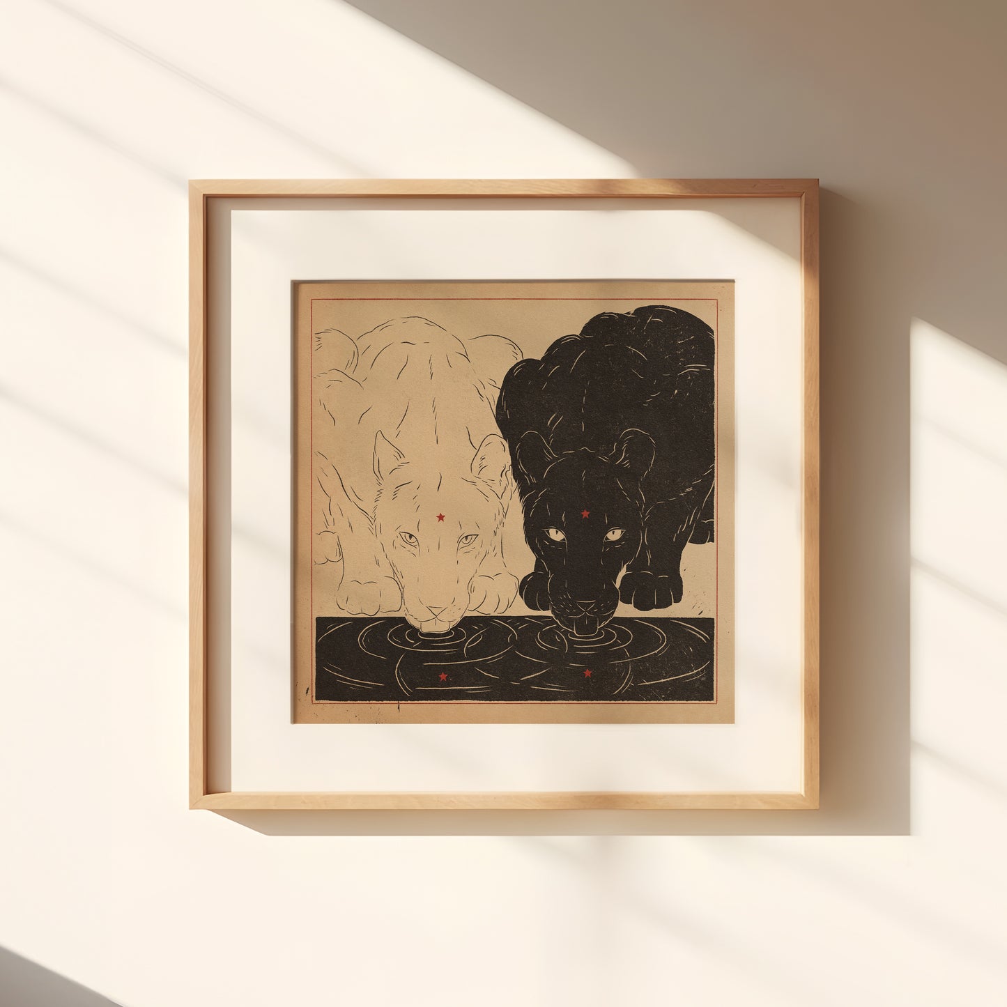 'Day and night' print