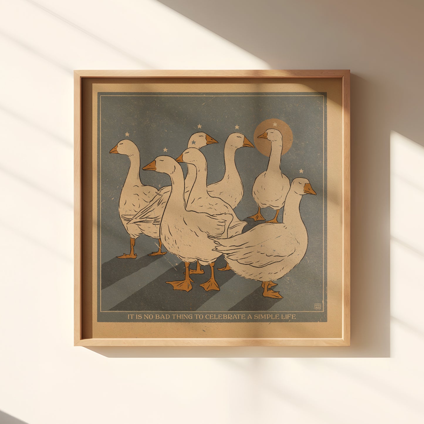 'Simple life' print
