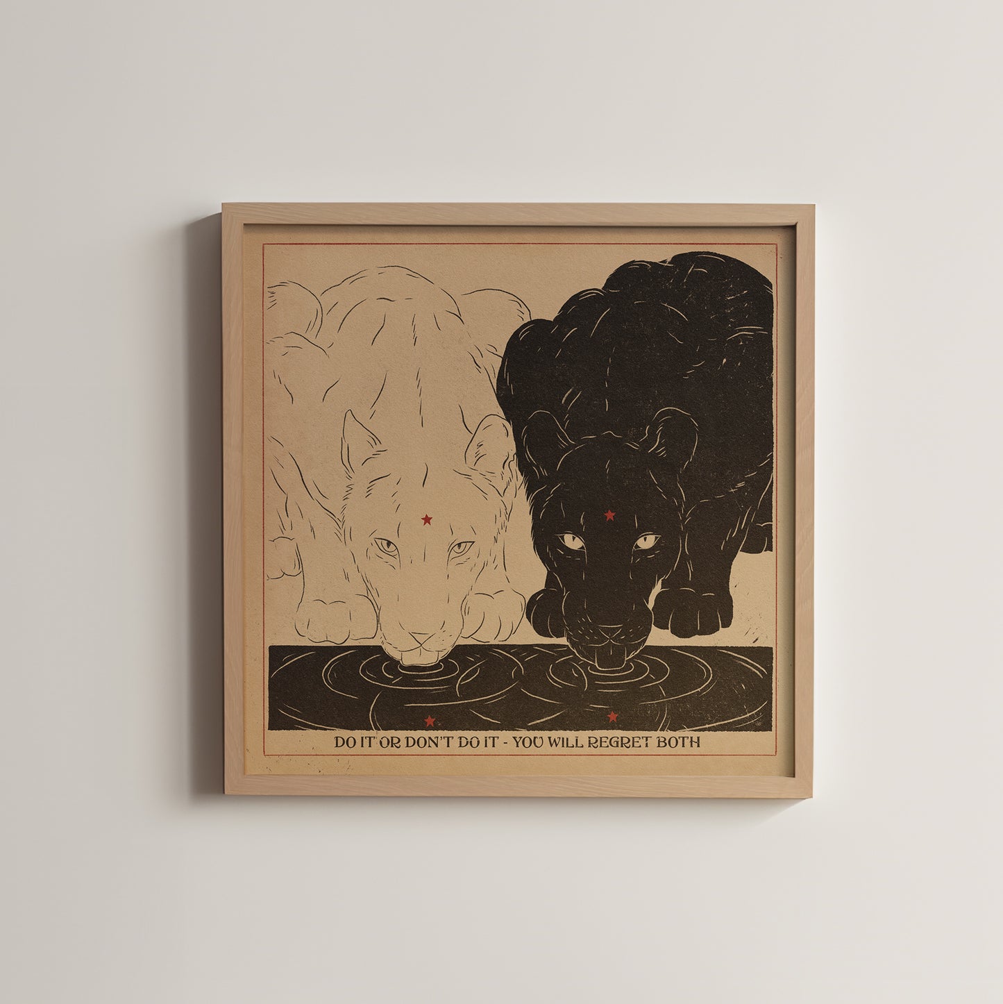 'Day and night' print