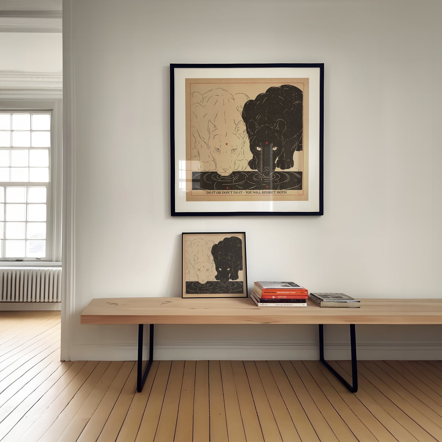 'Day and night' print