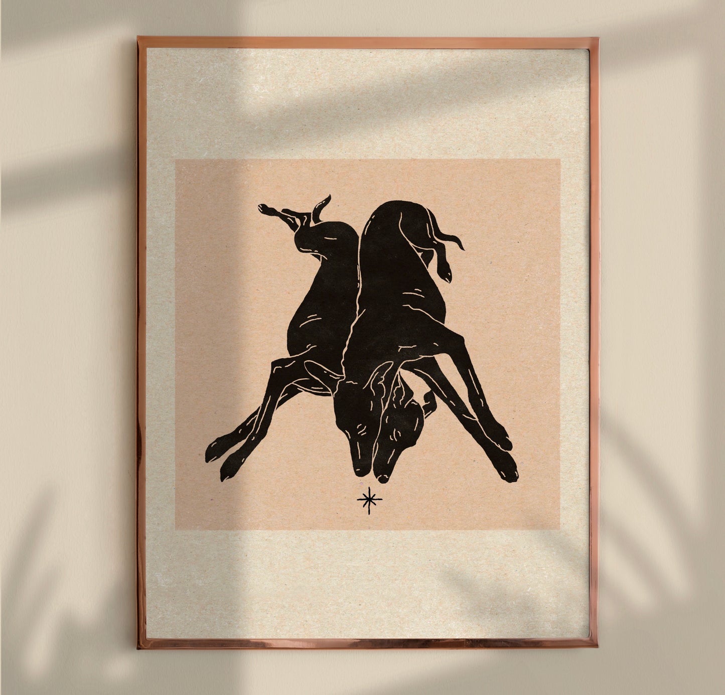'Real is rare' print