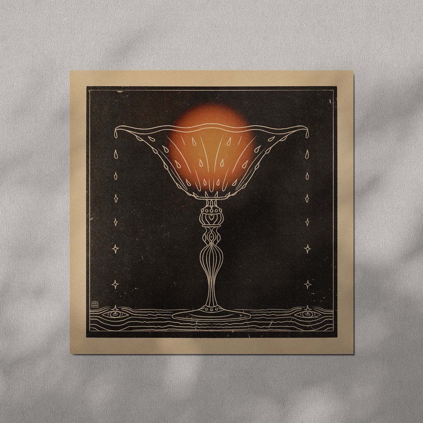 'Liquid light' print
