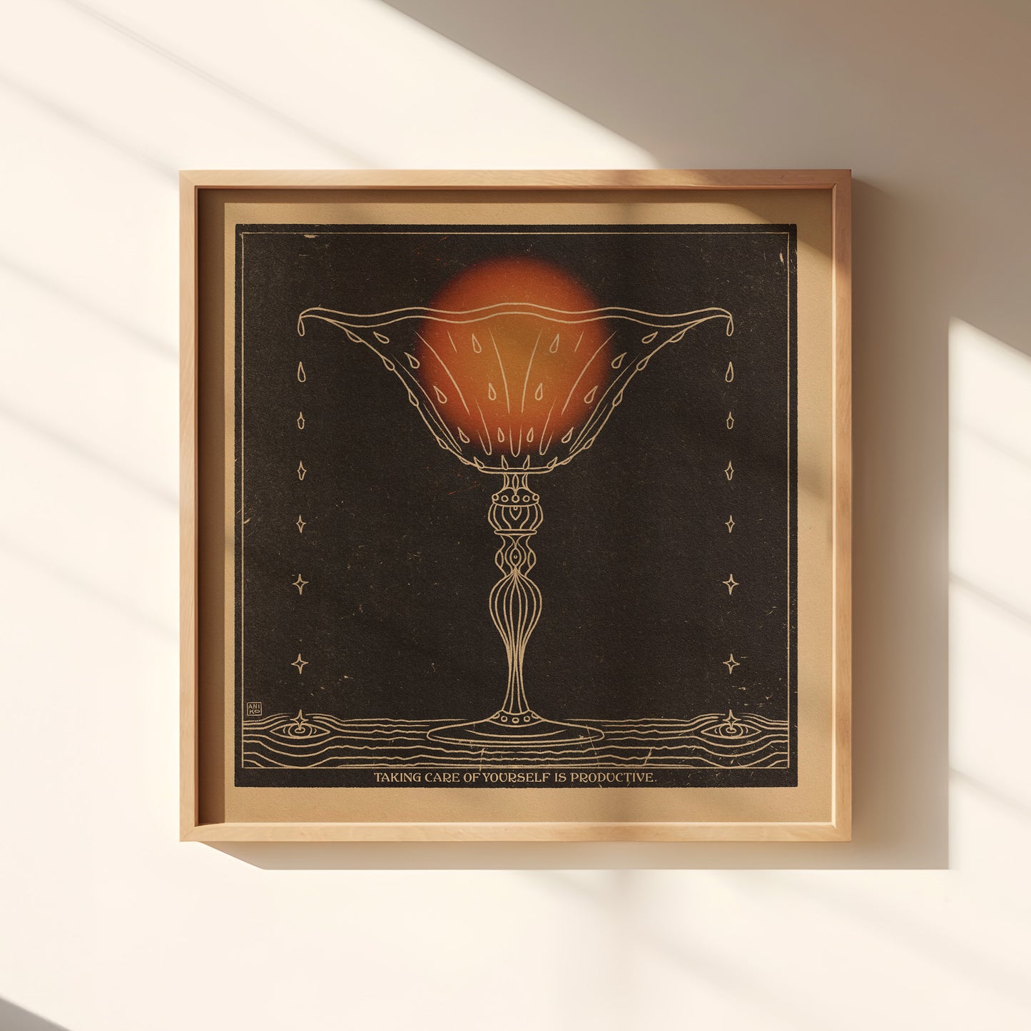 'Liquid light' print