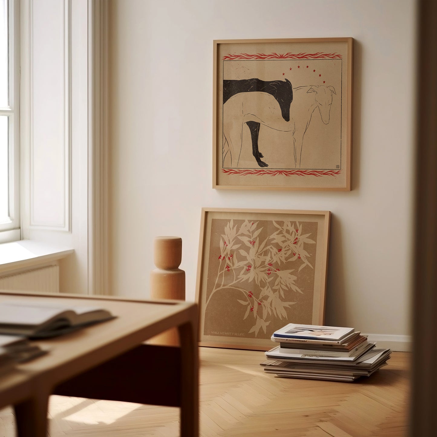 'Waiting' print