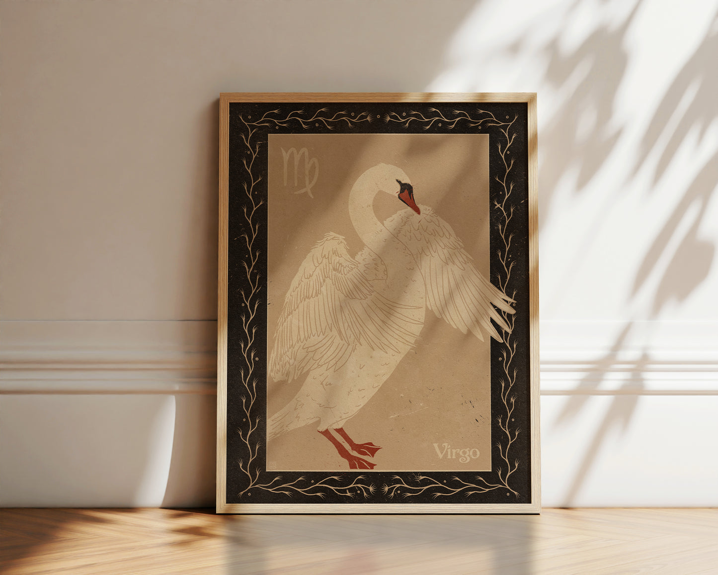 Virgo zodiac sign print