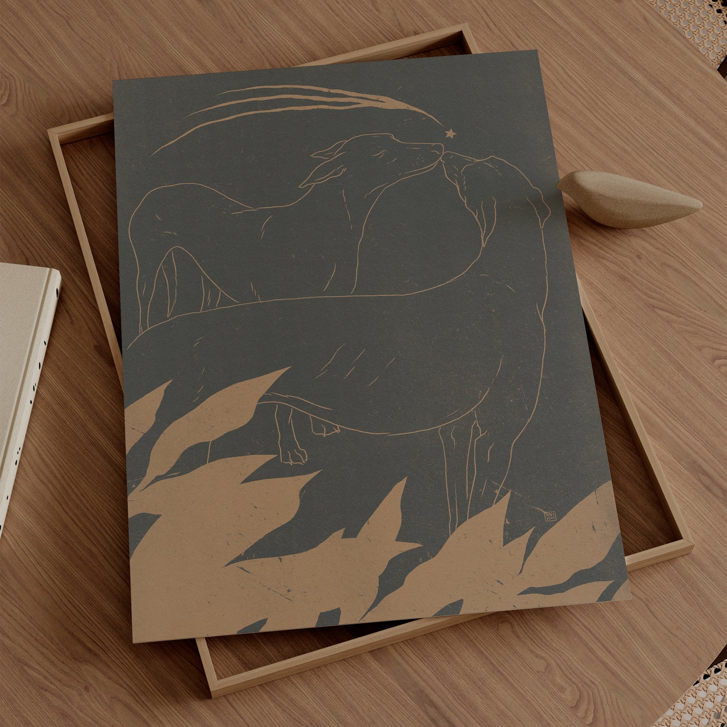 'Greyhounds' print