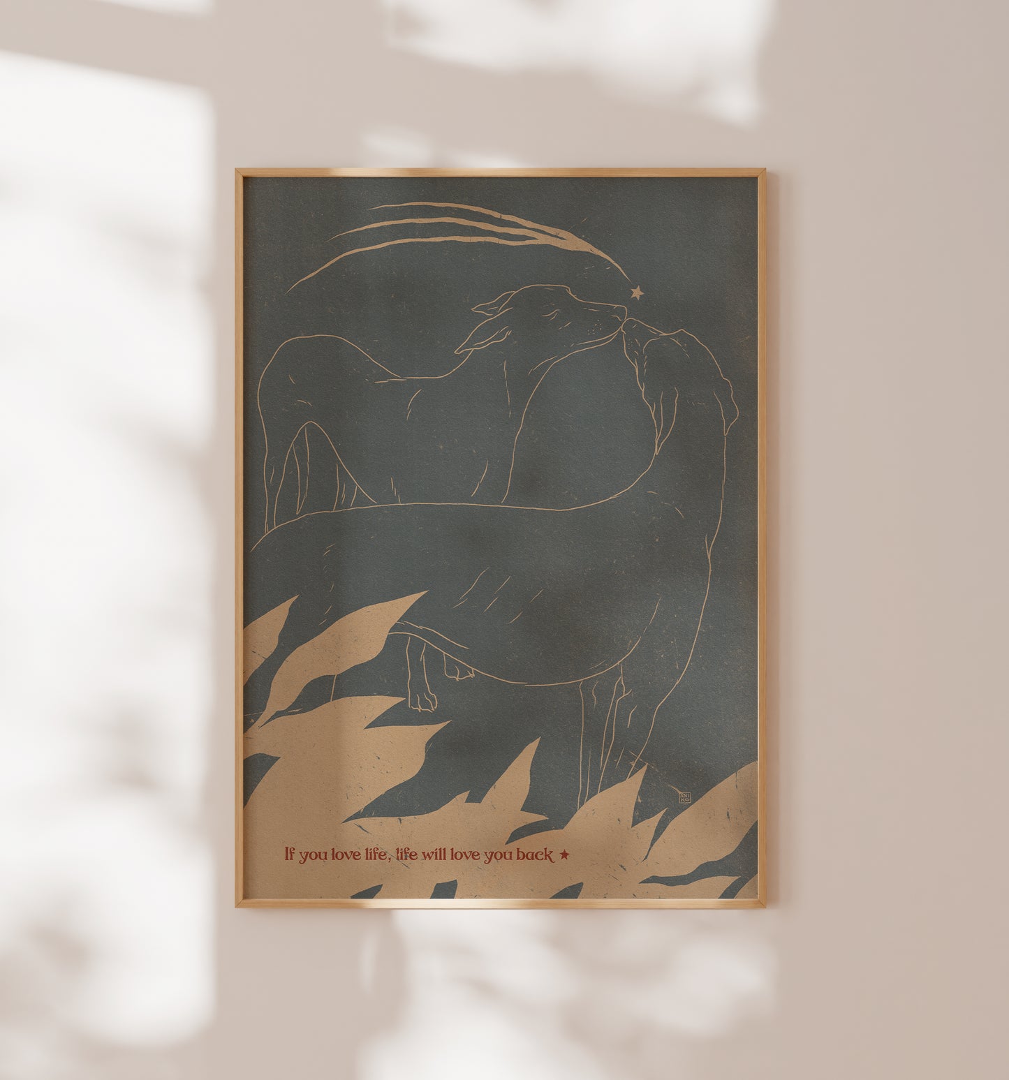 'Greyhounds' print