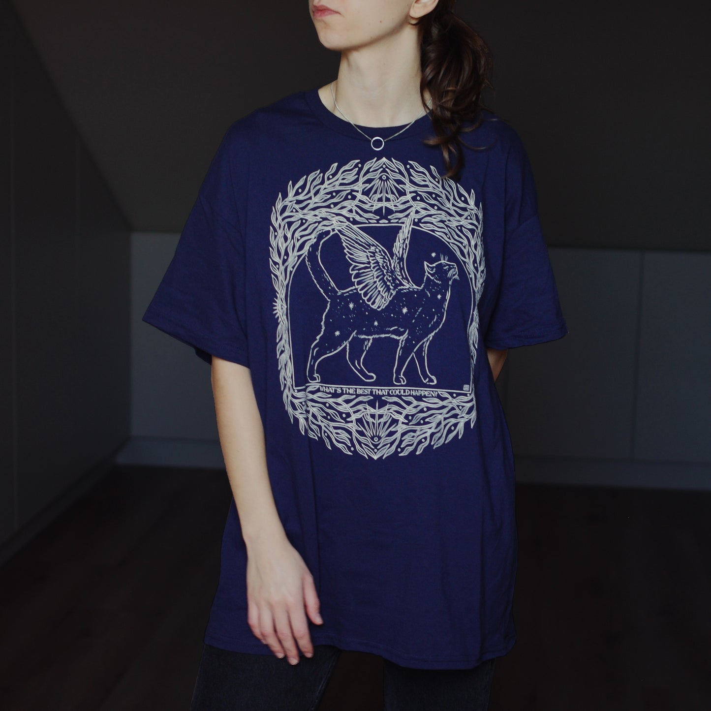 'Guardian cat' T-shirt