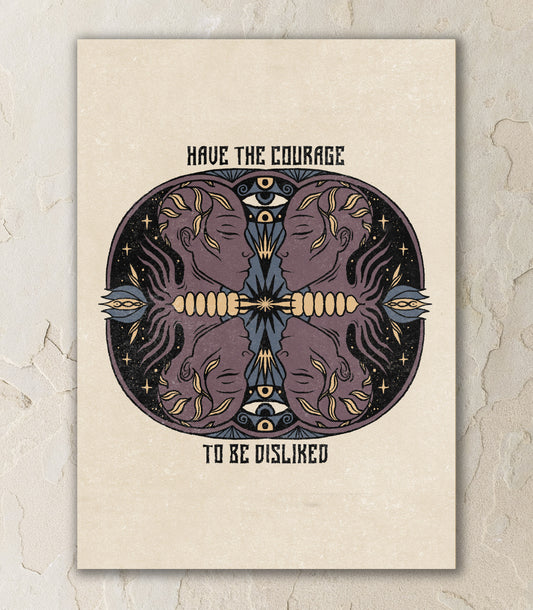 'Courage' print