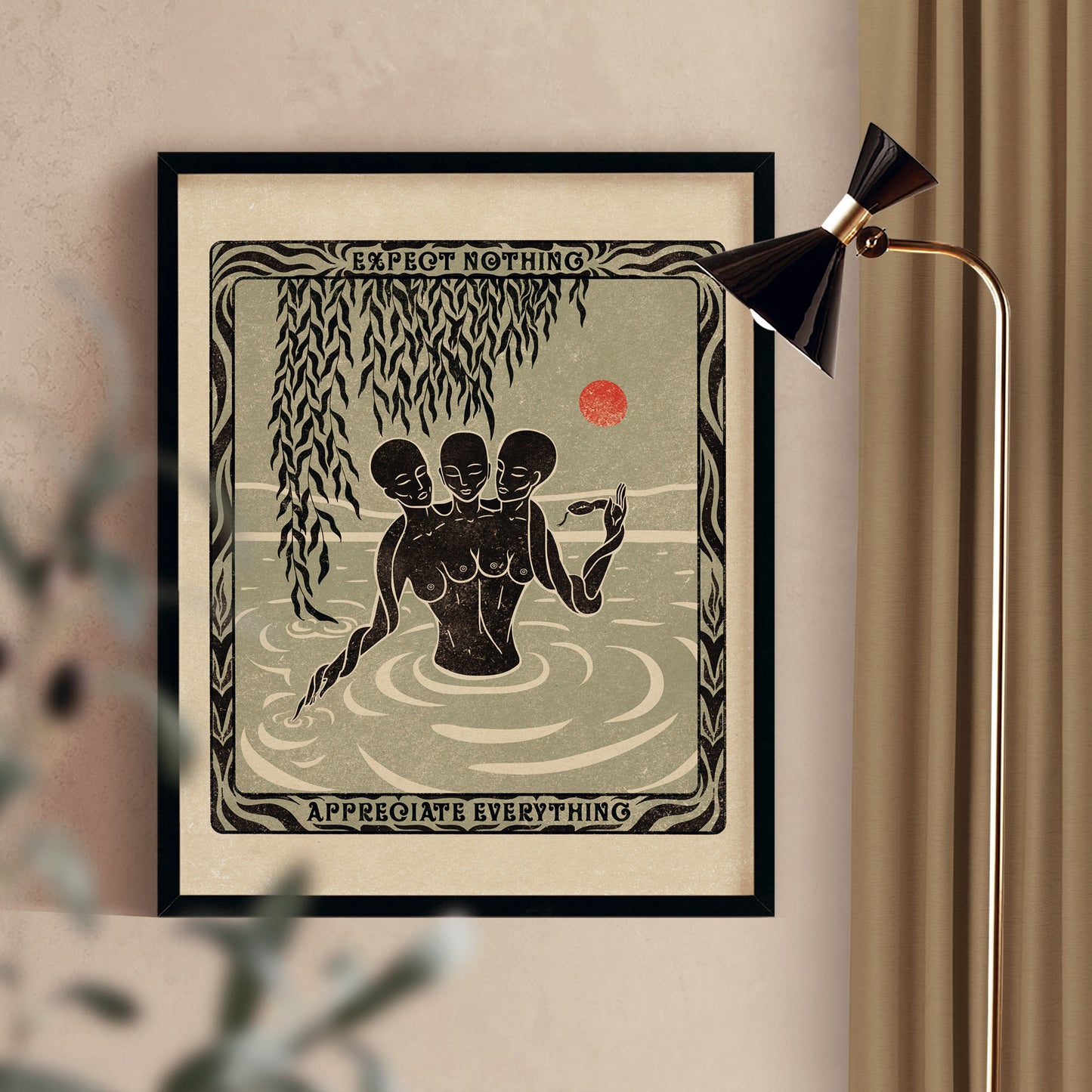 'Expect nothing' print