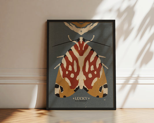 'Moth' print