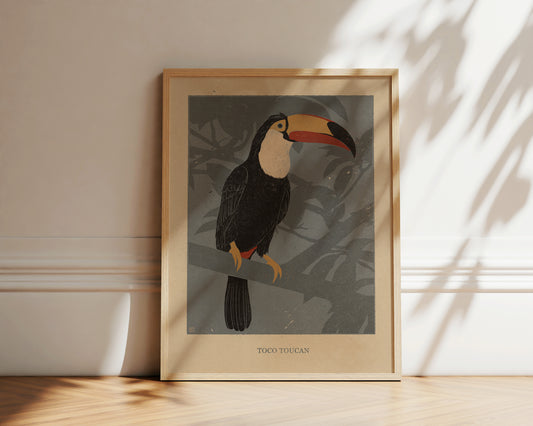 'Toco toucan' print