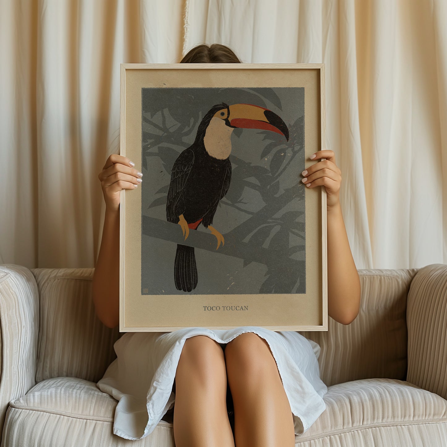 'Toco toucan' print