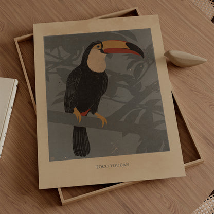 'Toco toucan' print
