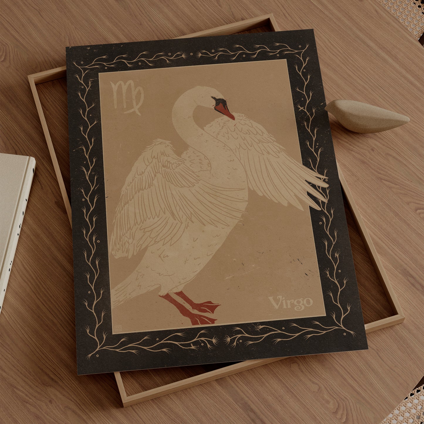Virgo zodiac sign print