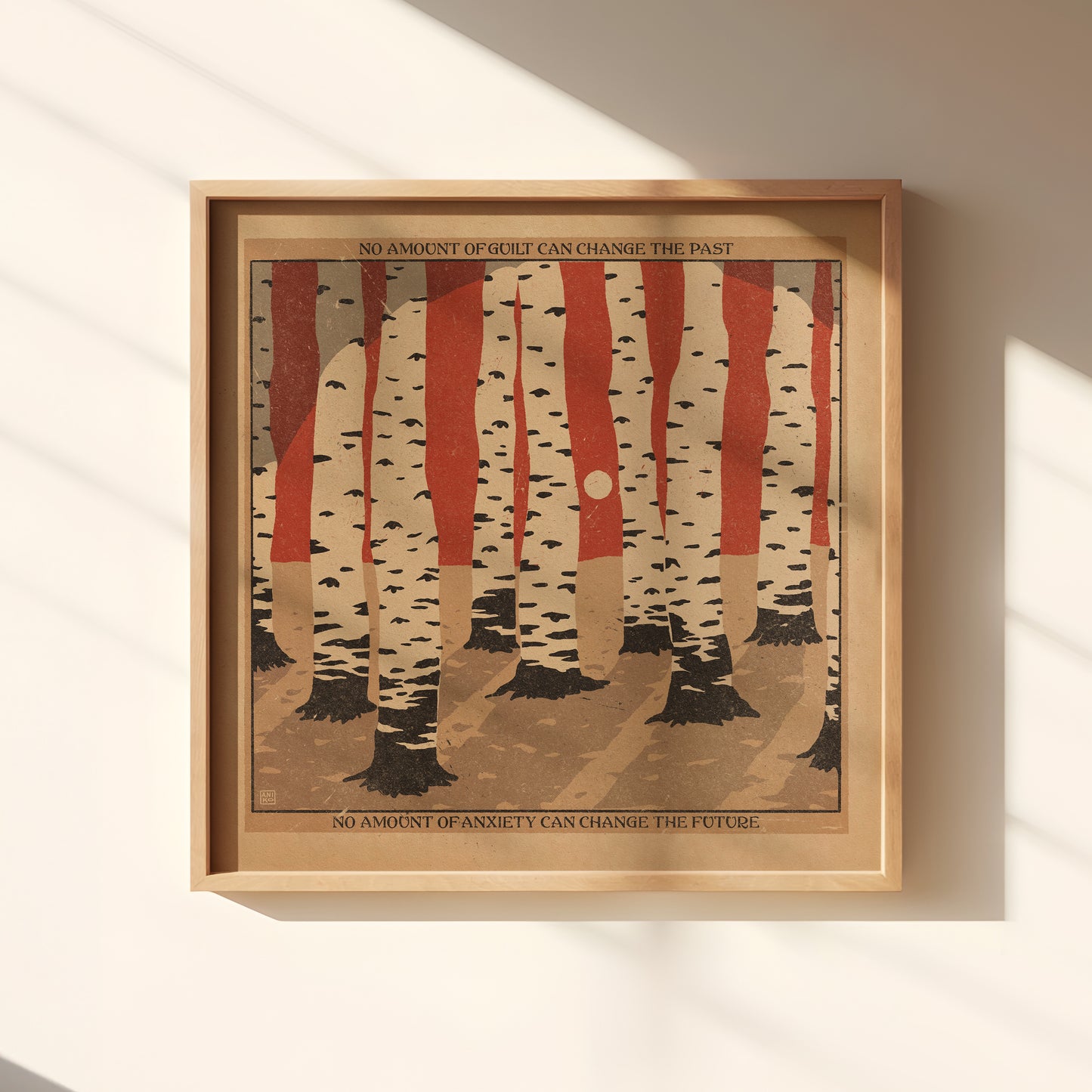 'Nostalgic light' print