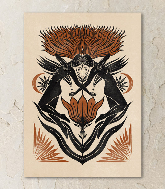 'Wildflowers' print